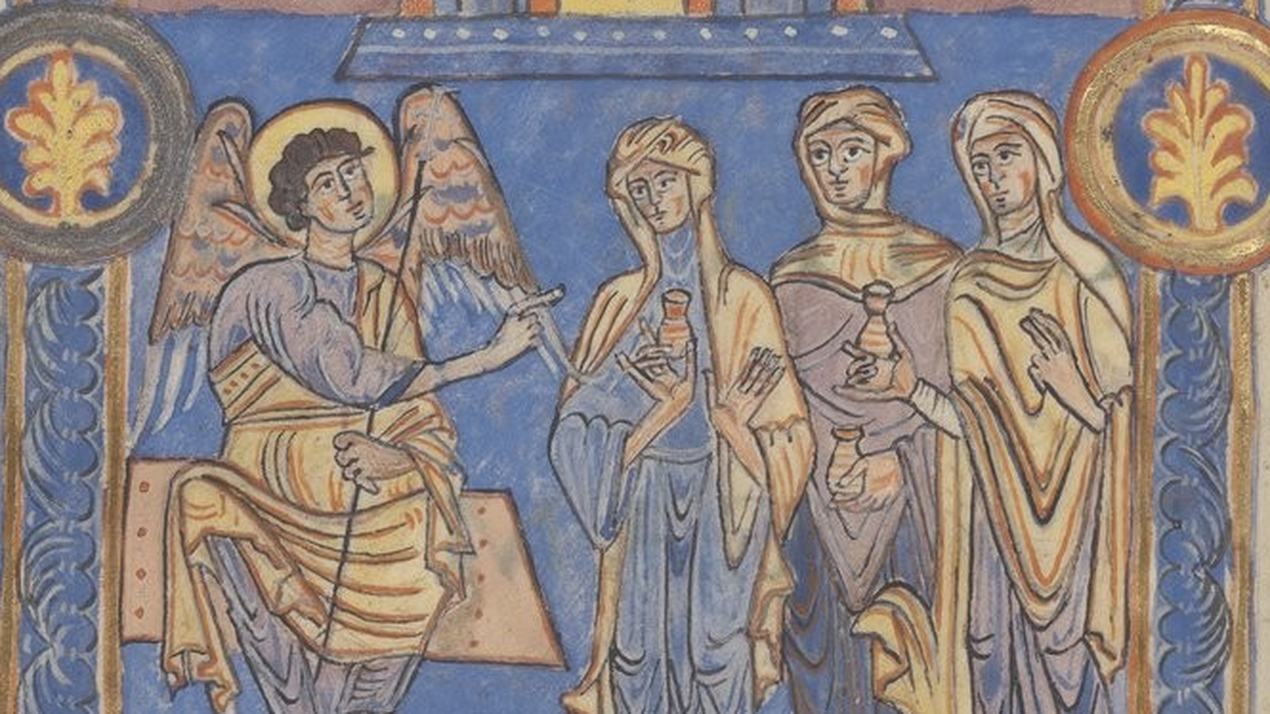 Le Tre Marie al Sepolcro custodito dall’Angelo, Bibliothèque de l’Arsenal, Ms-592 