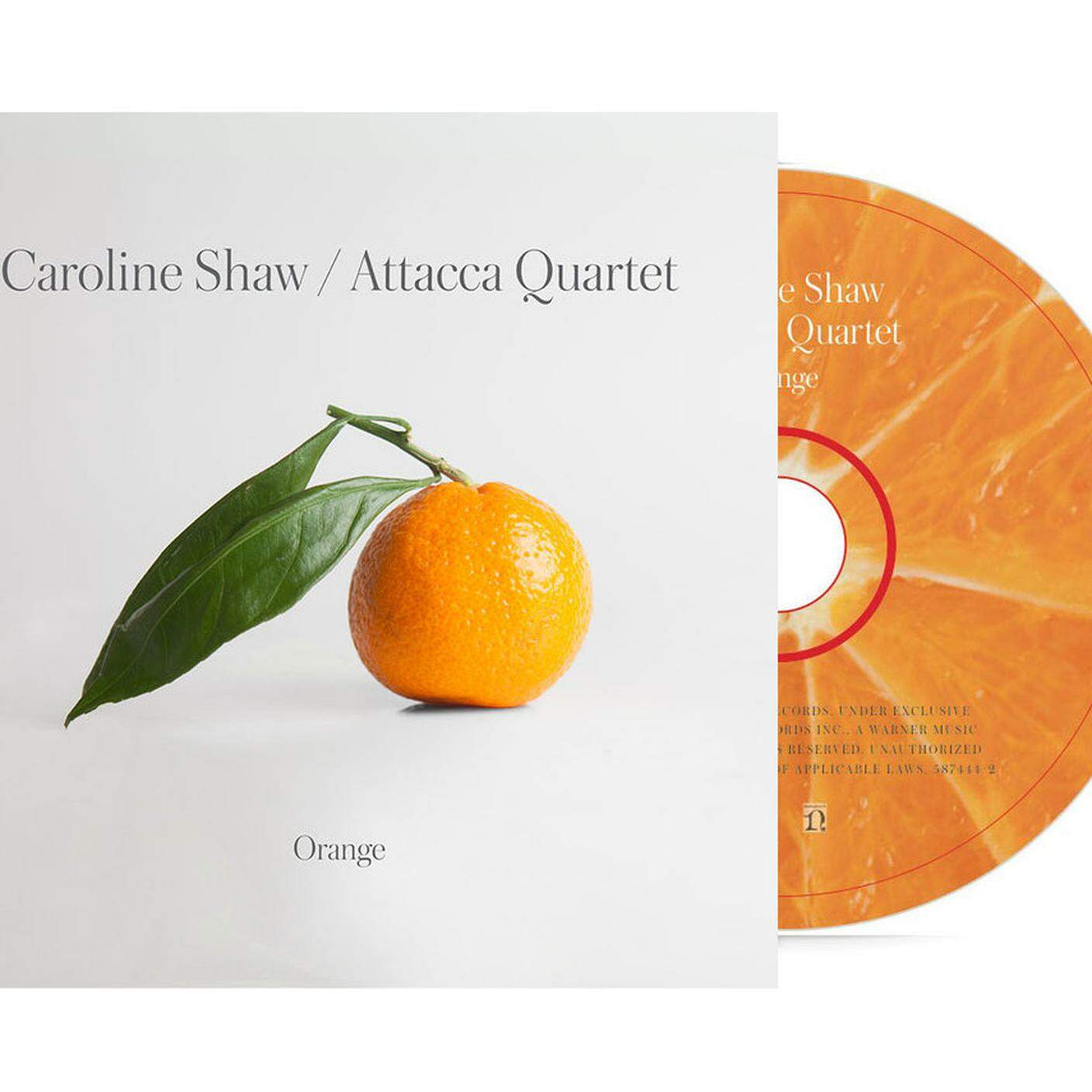 Caroline Shaw & Attacca Quartet; "Orange", New Amsterdam/Nonesuch (dettaglio copertina)