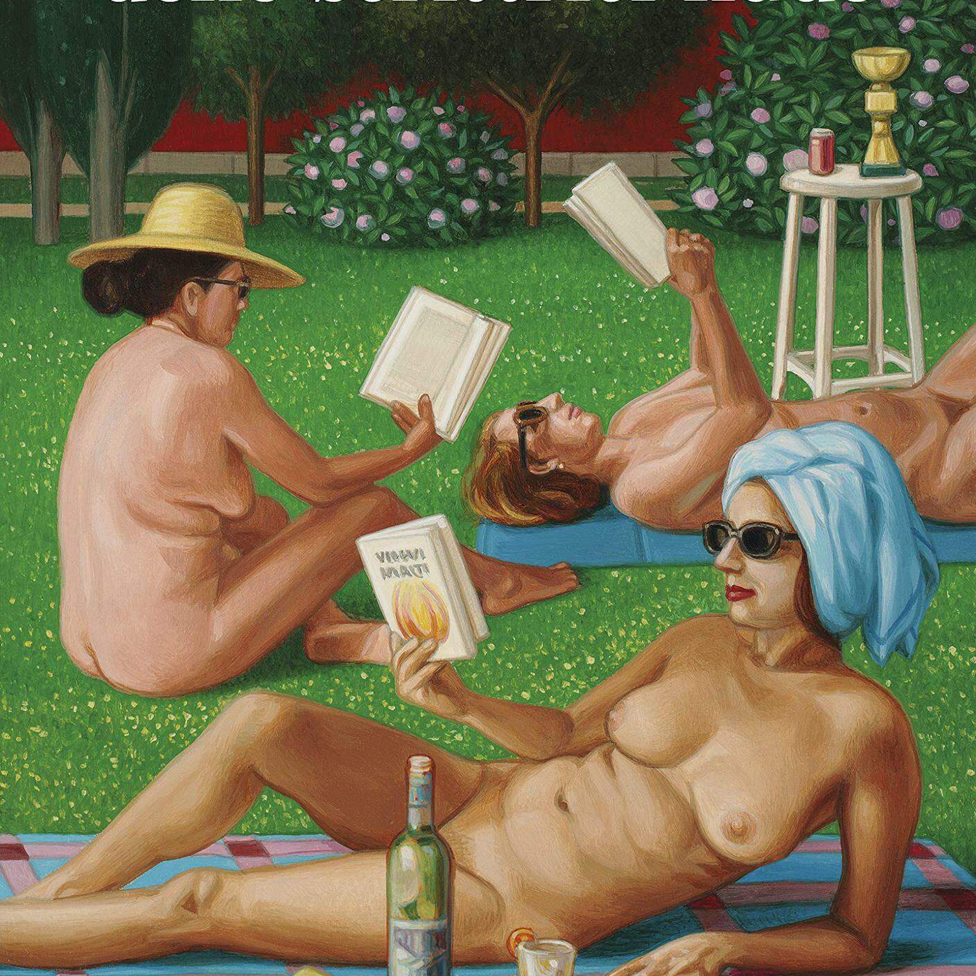 Piersandro Pallavicini, "Il giardino delle scrittrici nude", Feltrinelli (dettaglio copertina)