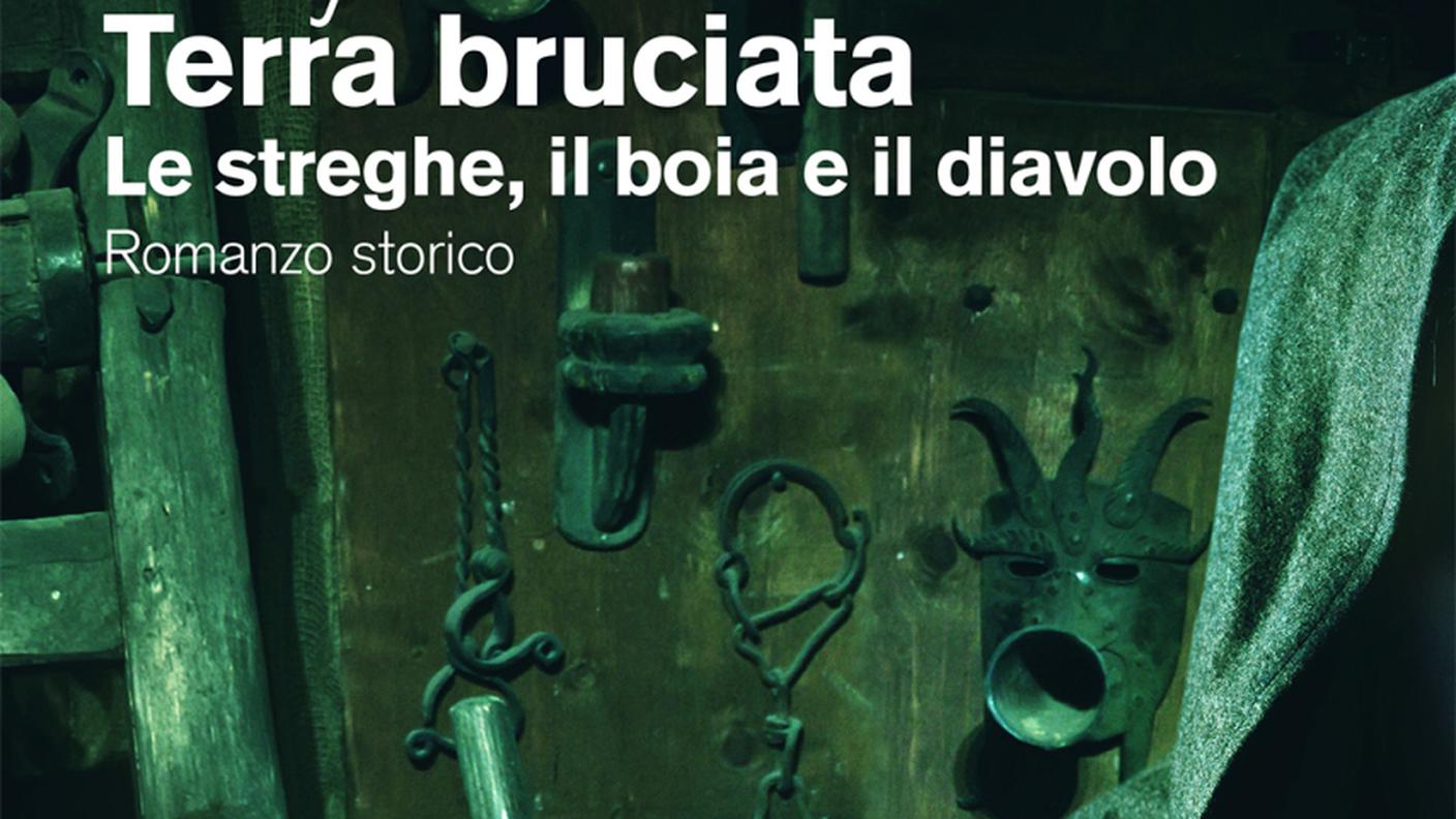 Gerry Mottis, "Terra bruciata. Le streghe, il boia e il diavolo", Gabriele Capelli Editore (dettaglio copertina)