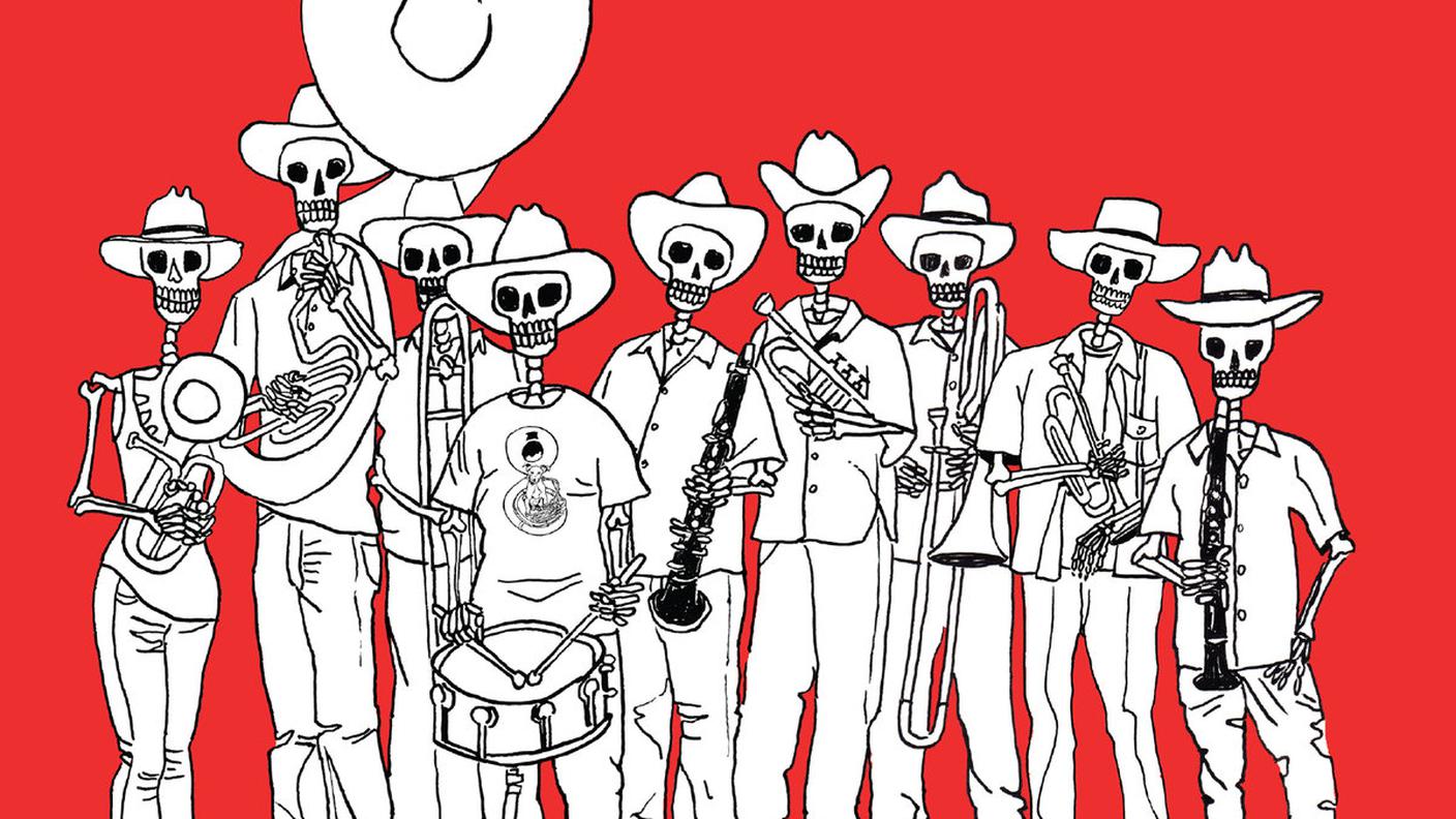 Banda de los muertos; "Tragos amargos"; Barbès Records (dettaglio copertina)