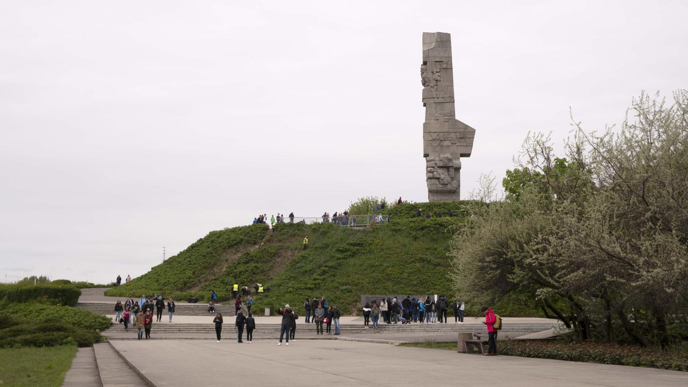 Danzica, il memoriale della Westerplatte, il luogo dove iniziò la Seconda guerra mondiale.