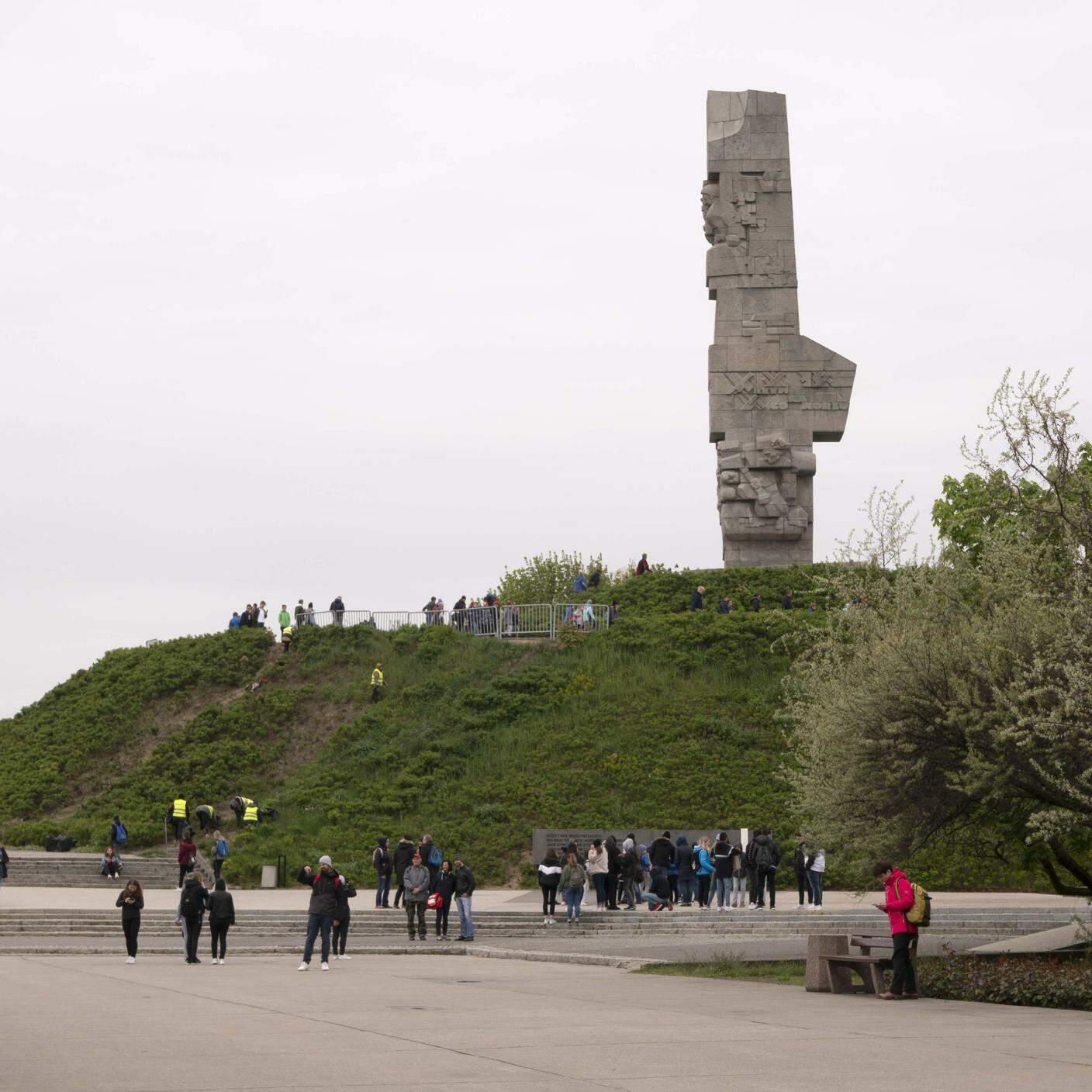 Danzica, il memoriale della Westerplatte, il luogo dove iniziò la Seconda guerra mondiale.