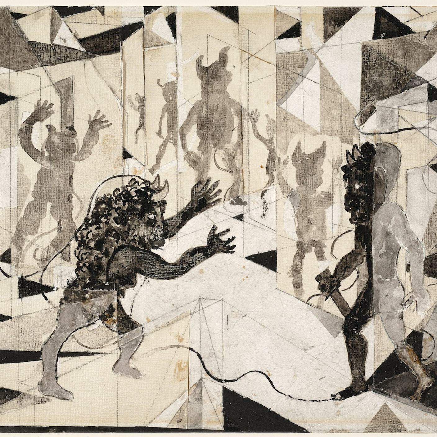 Illustrazione delle ballata di Minotauro di Friedrich Dürrenmatt