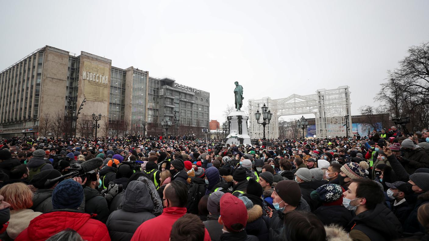 La protesta a Mosca