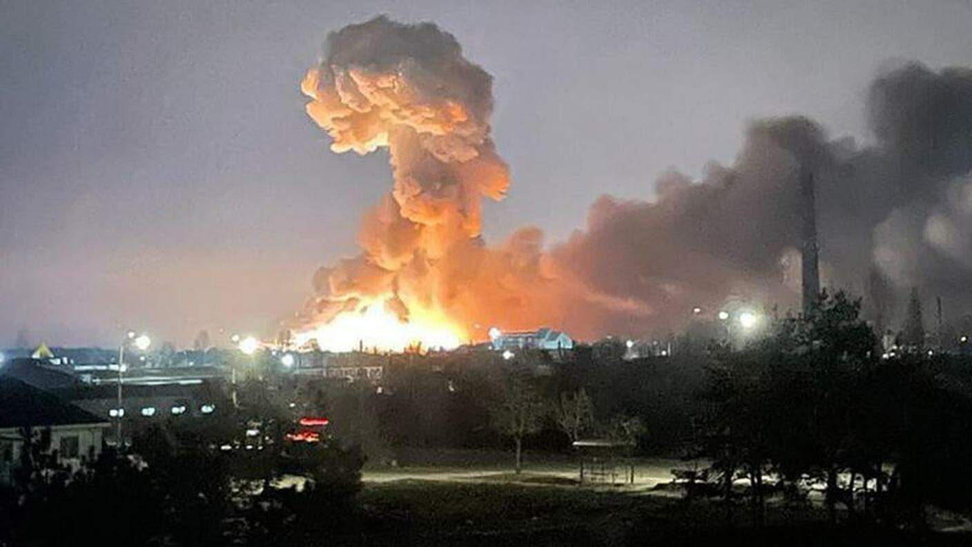 Un'esplosione a Kiev