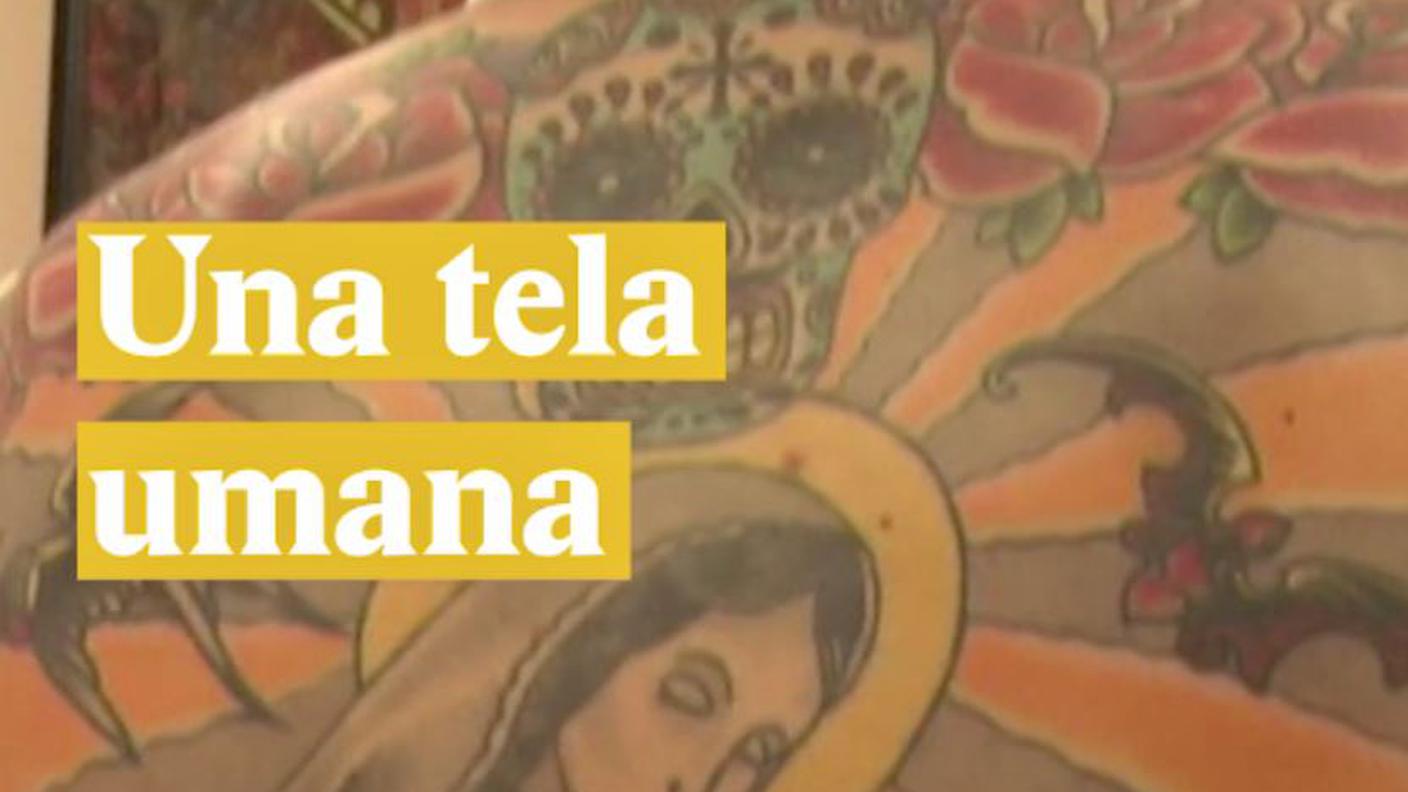 Una tela umana