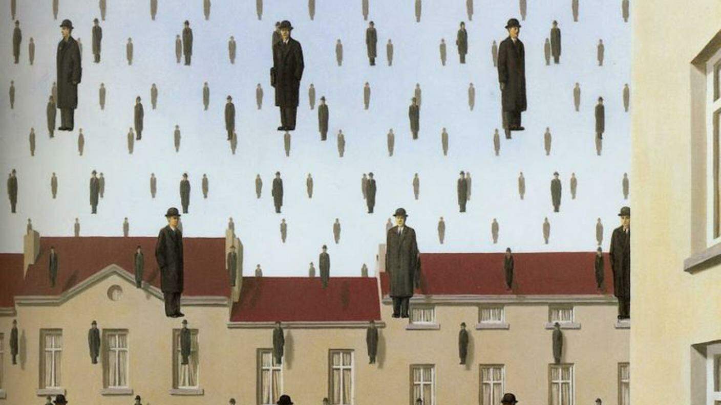 René Magritte, Golconde,  1953