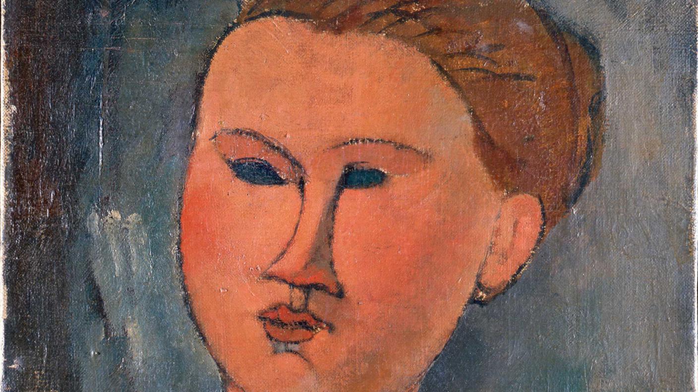 Amedeo Modigliani, Testa di giovane donna, 1915
