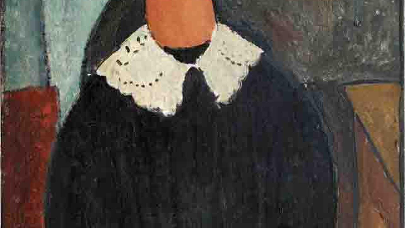 Amedeo Modigliani, Elvire au col blanc (Elvire à la collerette), 1917 o 1918