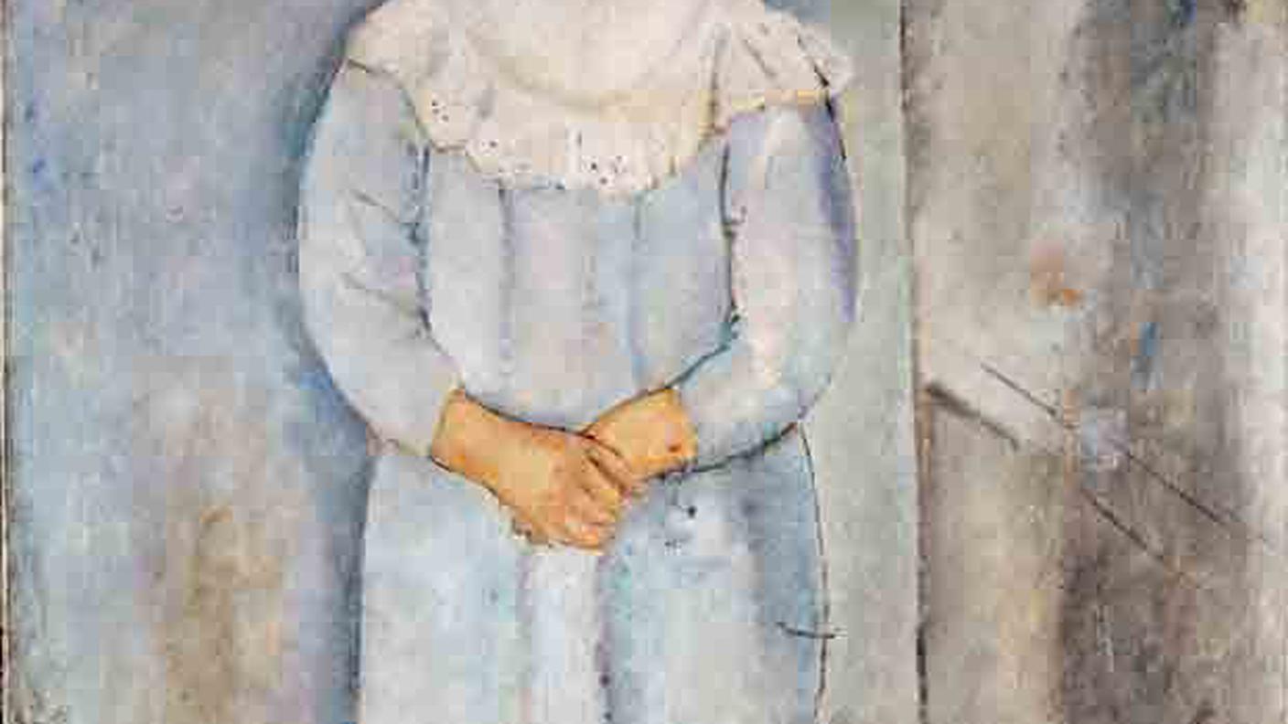Amedeo Modigliani, Fillette en bleu, 1918