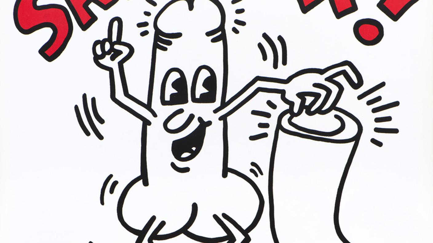Keith Haring, Safe Sex!, 1987. © Keith Haring Foundation.jpg