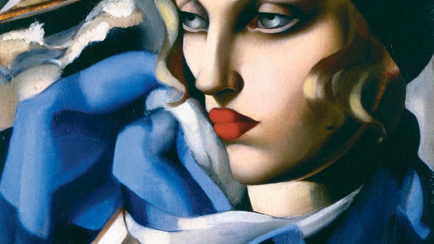 Tamara de Lempicka, La sciarpa blu, 1930, collezione privata