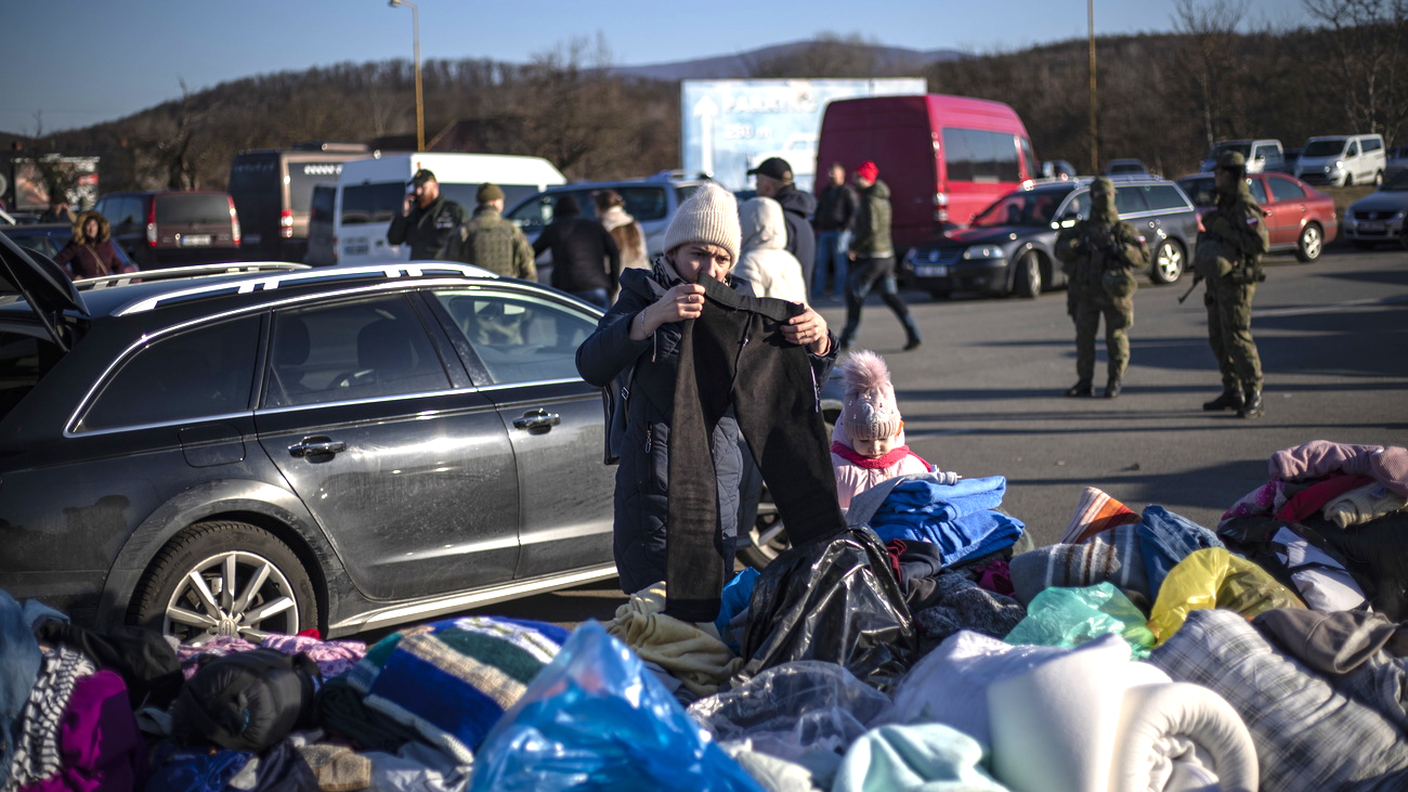 Aiuti umanitari a Vysne Nemecke, in Slovacchia