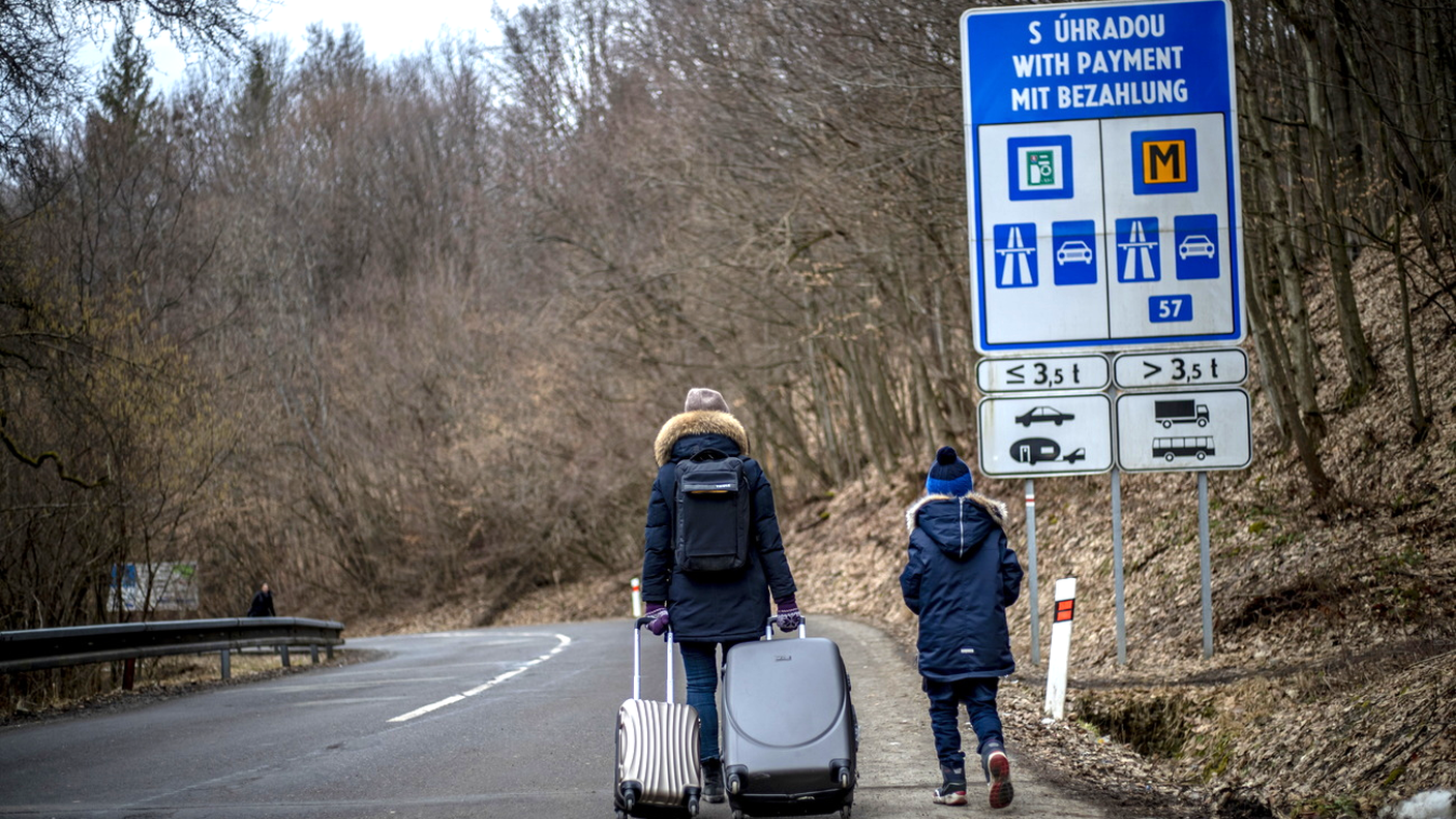 Verso la dogana di Ubla, in Slovacchia