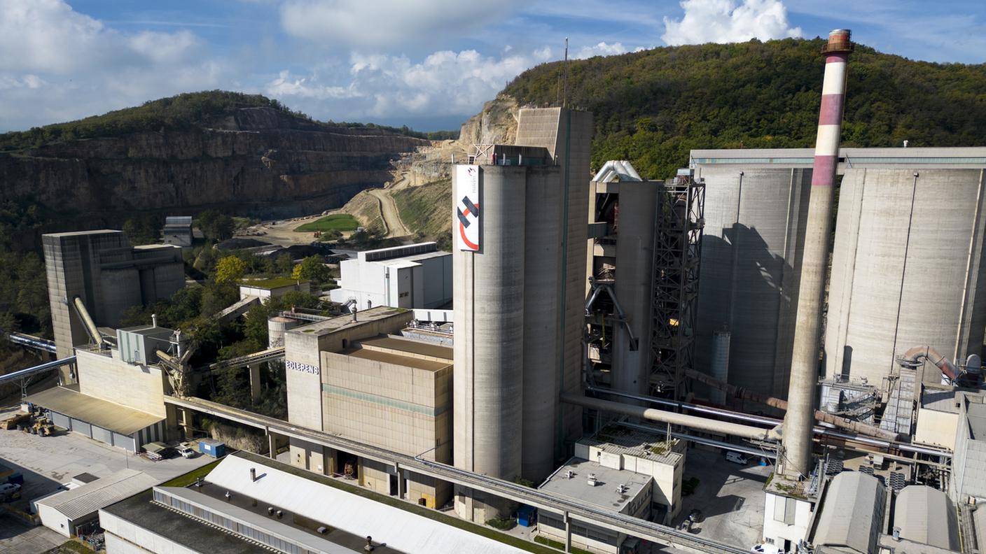 Gli stabilimenti di Holcim a Eclépens (VD)