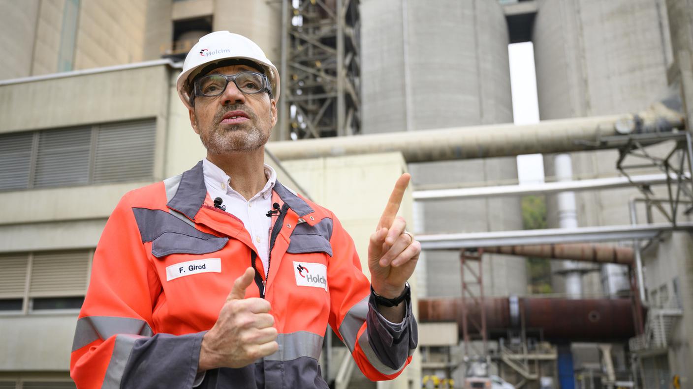 Francois Girod, direttore della cementeria di Eclépens (VD)
