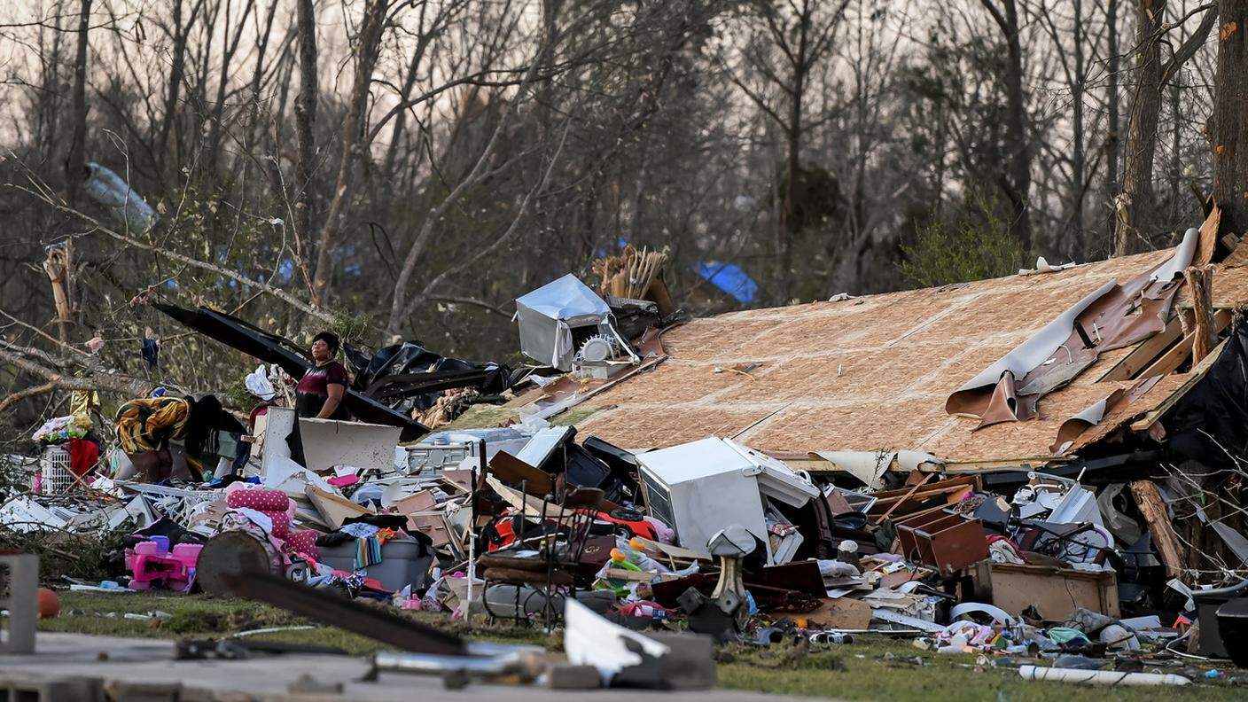 Mississippi devastato dai tornado