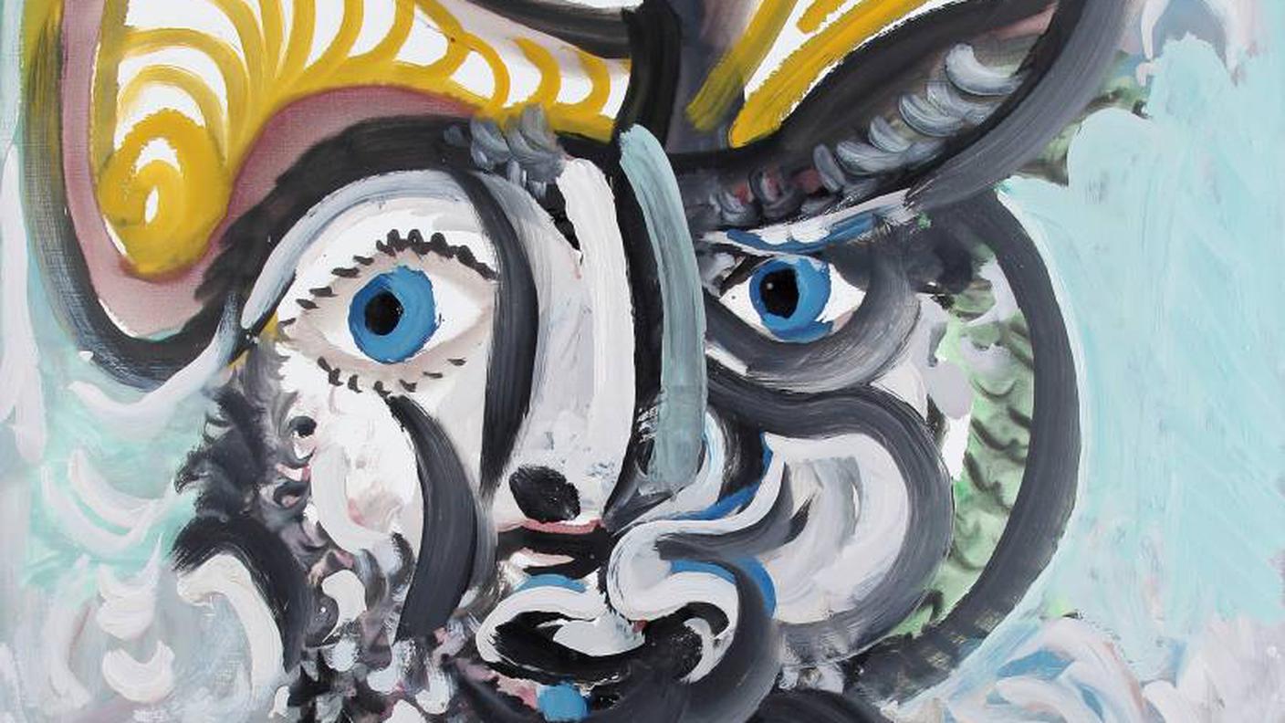 Pablo Picasso, Tete d'homme, 19.1.1972. Anthax Collection Marx, Permanent loan Fondation Beyeler © Succession Picasso - 2023, ProLitteris, Zurich.jpg