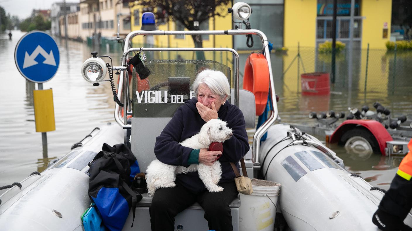 I vigili del fuoco in azione