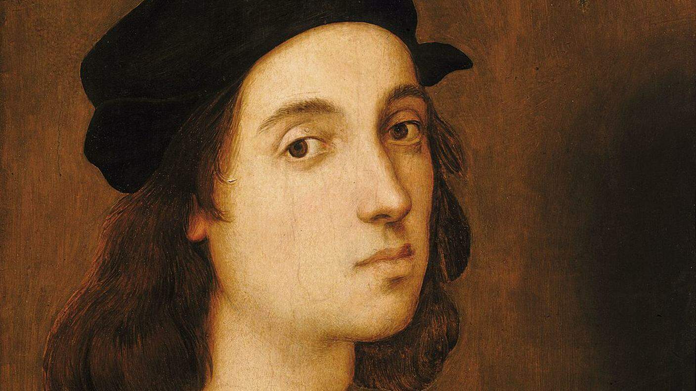 Raffaello Sanzio, Autoritratto, 1506 circa. Galleria degli Uffizi, Firenze.jpg