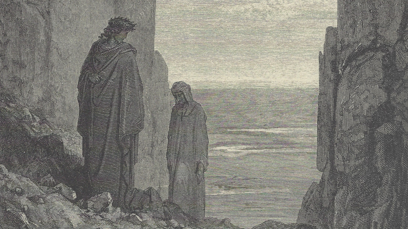 Virgilio e Dante, Purgatorio (ill. Doré)