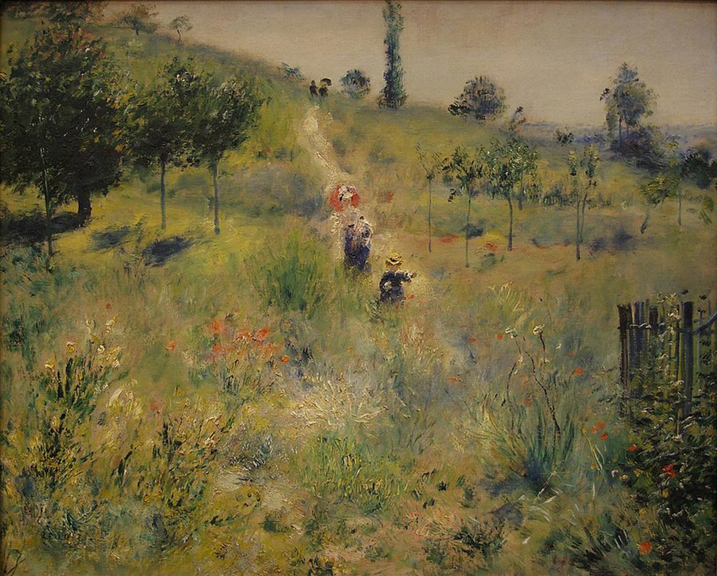 Pierre-Auguste Renoir, Chemin montant dans les hautes herbes, 1875. Parigi, Musée d'Orsay © RMN Musée d'Orsay.jpg