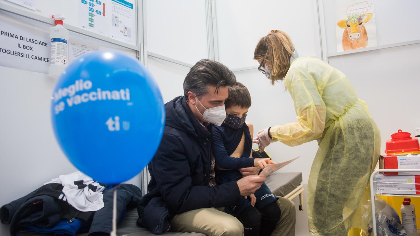 Vaccinazione bambini Centro Giubiasco