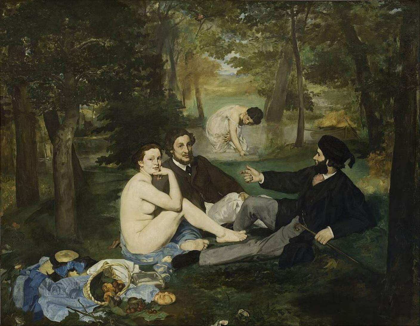 Édouard Manet, Le Déjeuner sur l'herbe, 1863. Parigi, Musée d'Orsay.jpg