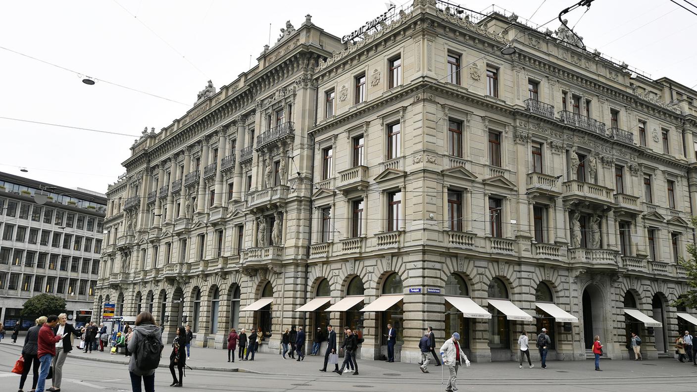 La sede centrale di Credit Suisse a Paradeplatz a Zurigo