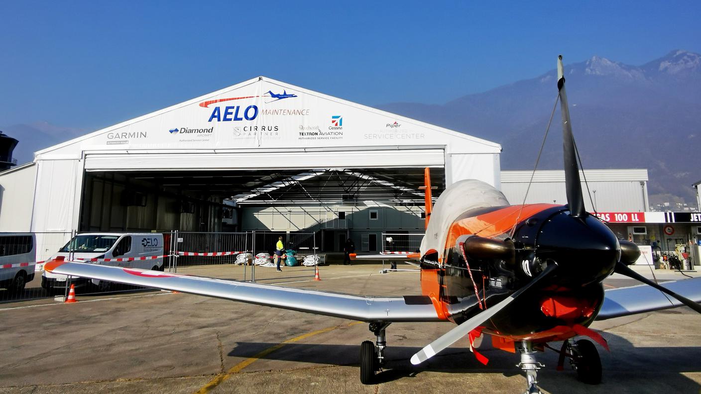 Il nuovo hangar dell'aeroporto cantonale di Locarno