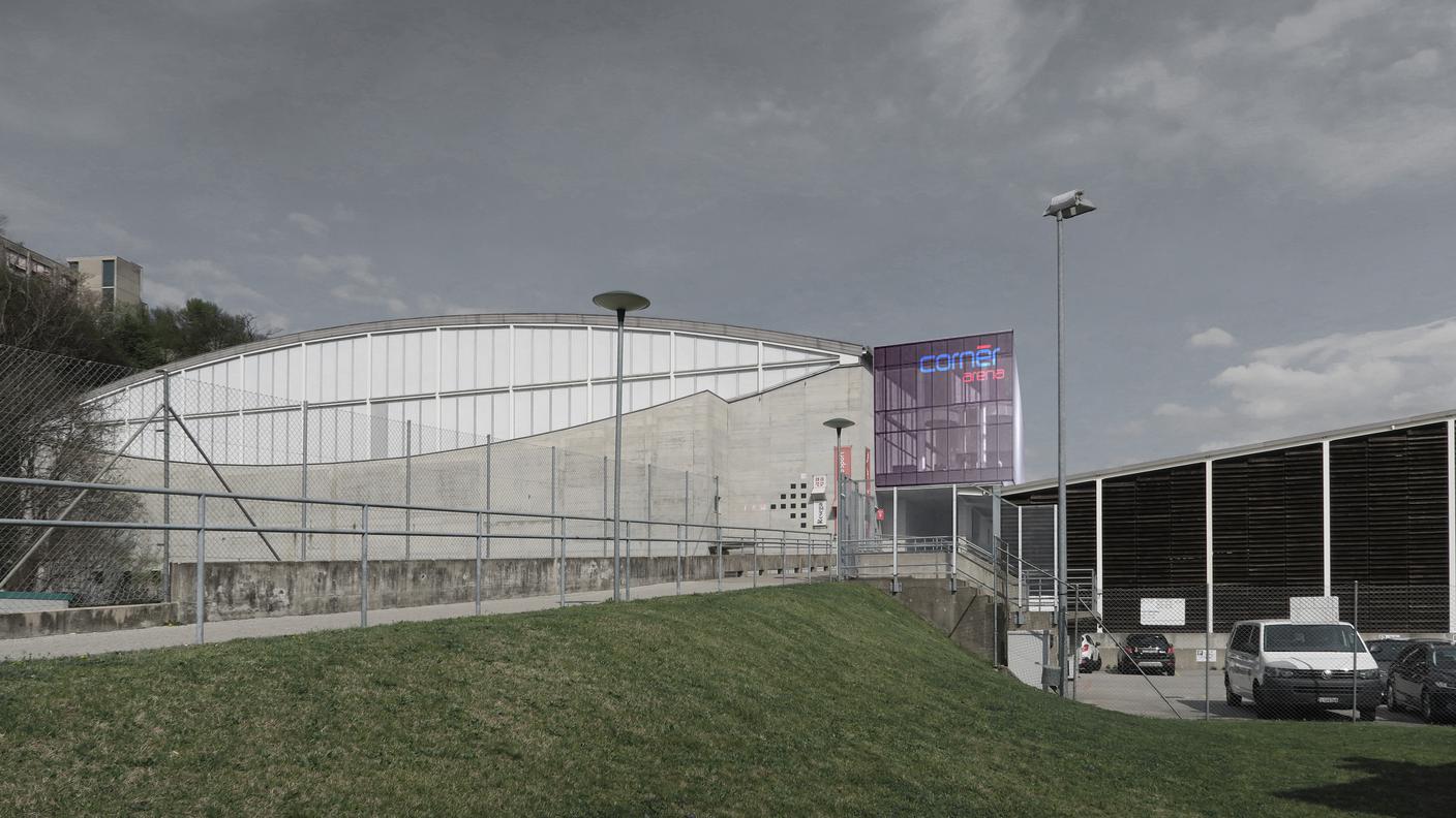 L'ingresso sud della pista di Lugano