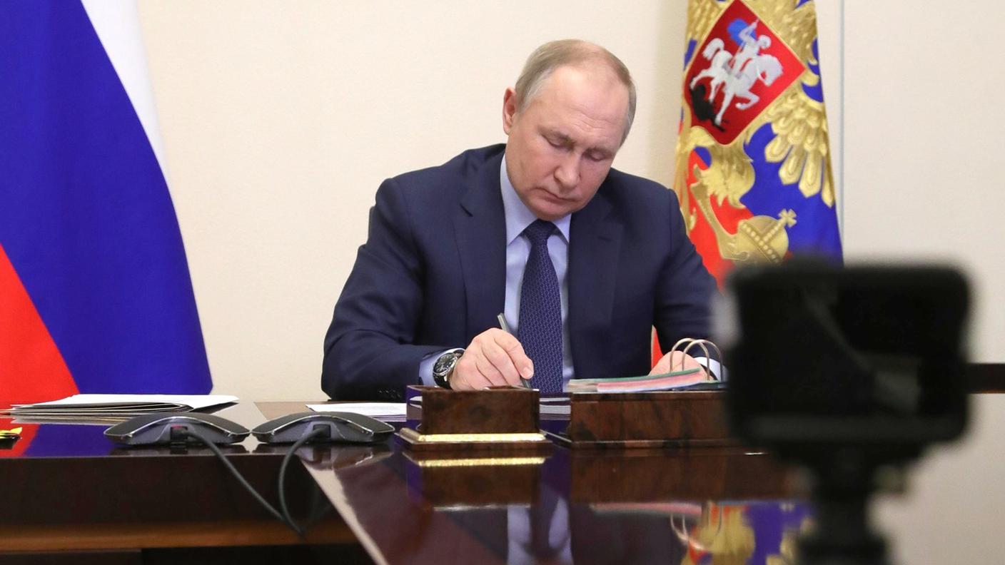 Il presidente russo Vladimir Putin