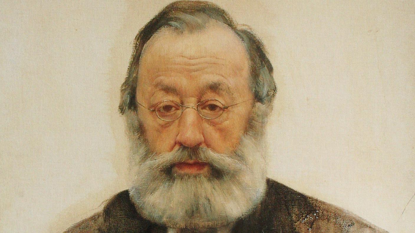 Gottfried Keller in un dipinto del 1886 di Karl Stauffer