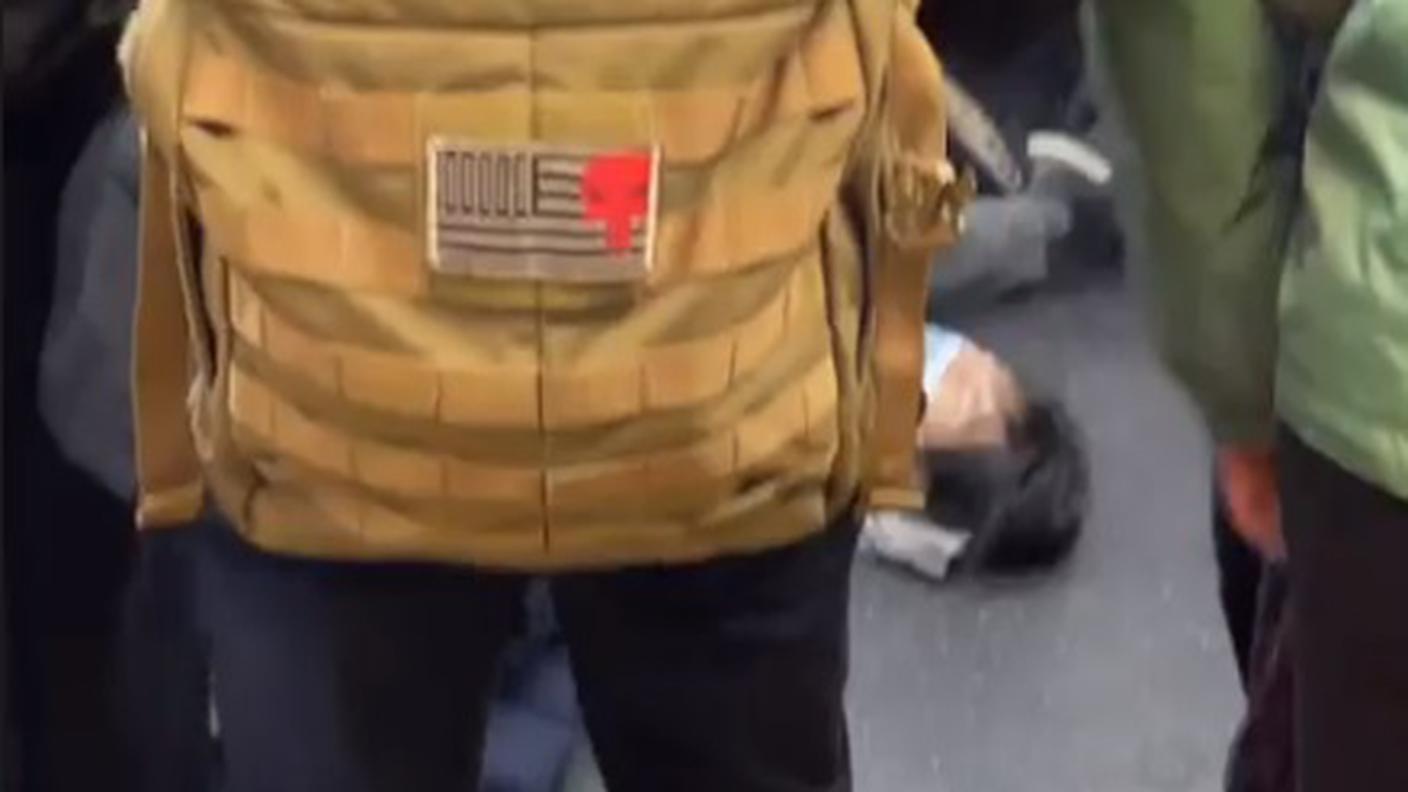 Un'immagine estratta dal video girato da Sam Carcamo