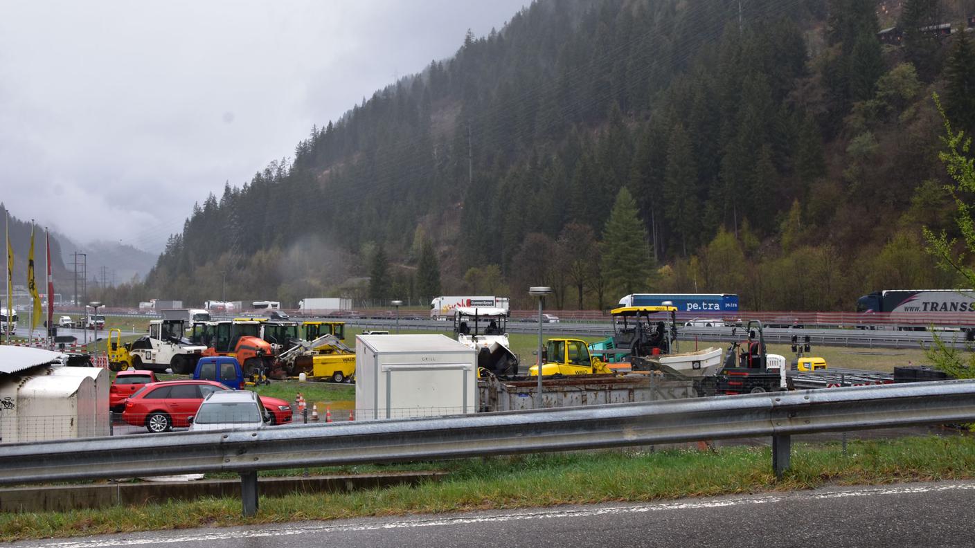 Forte traffico in Leventina