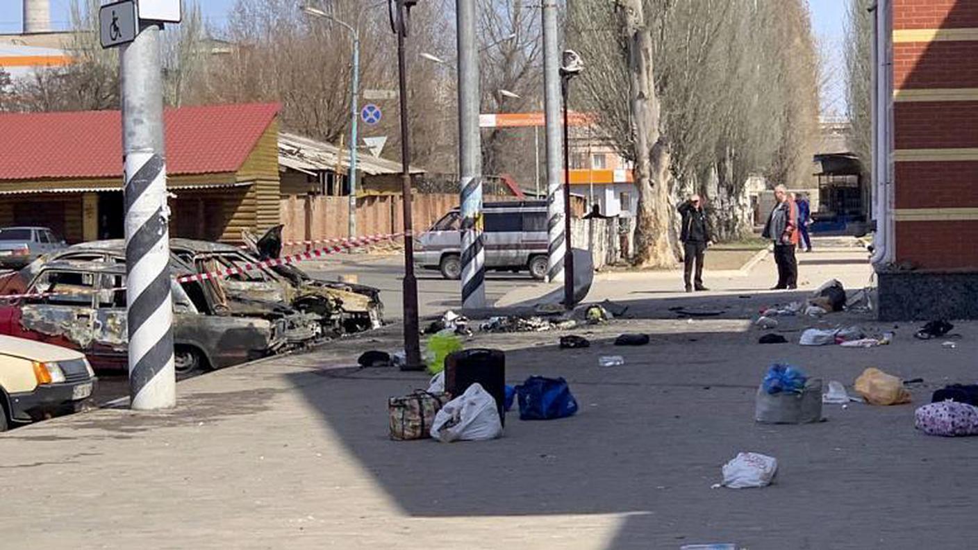 L'attacco alla stazione di Kramatorsk
