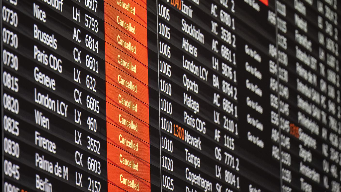 Numerosi voli cancellati