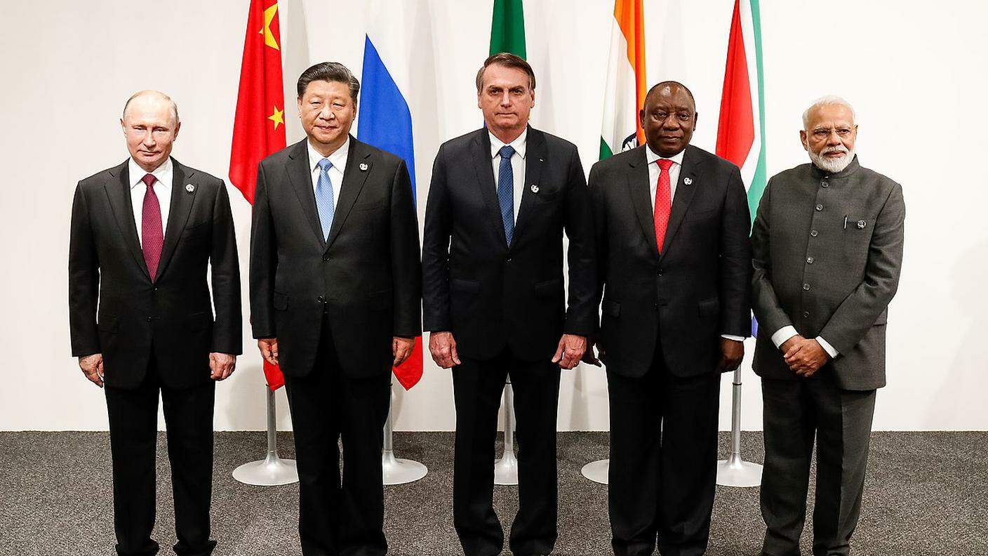 I leader dei BRICS riuniti nel 2019