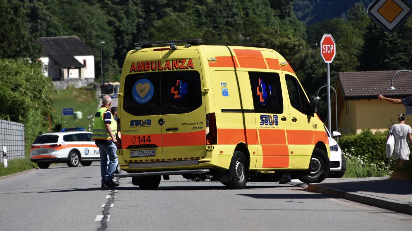 Sul posto anche l'ambulanza