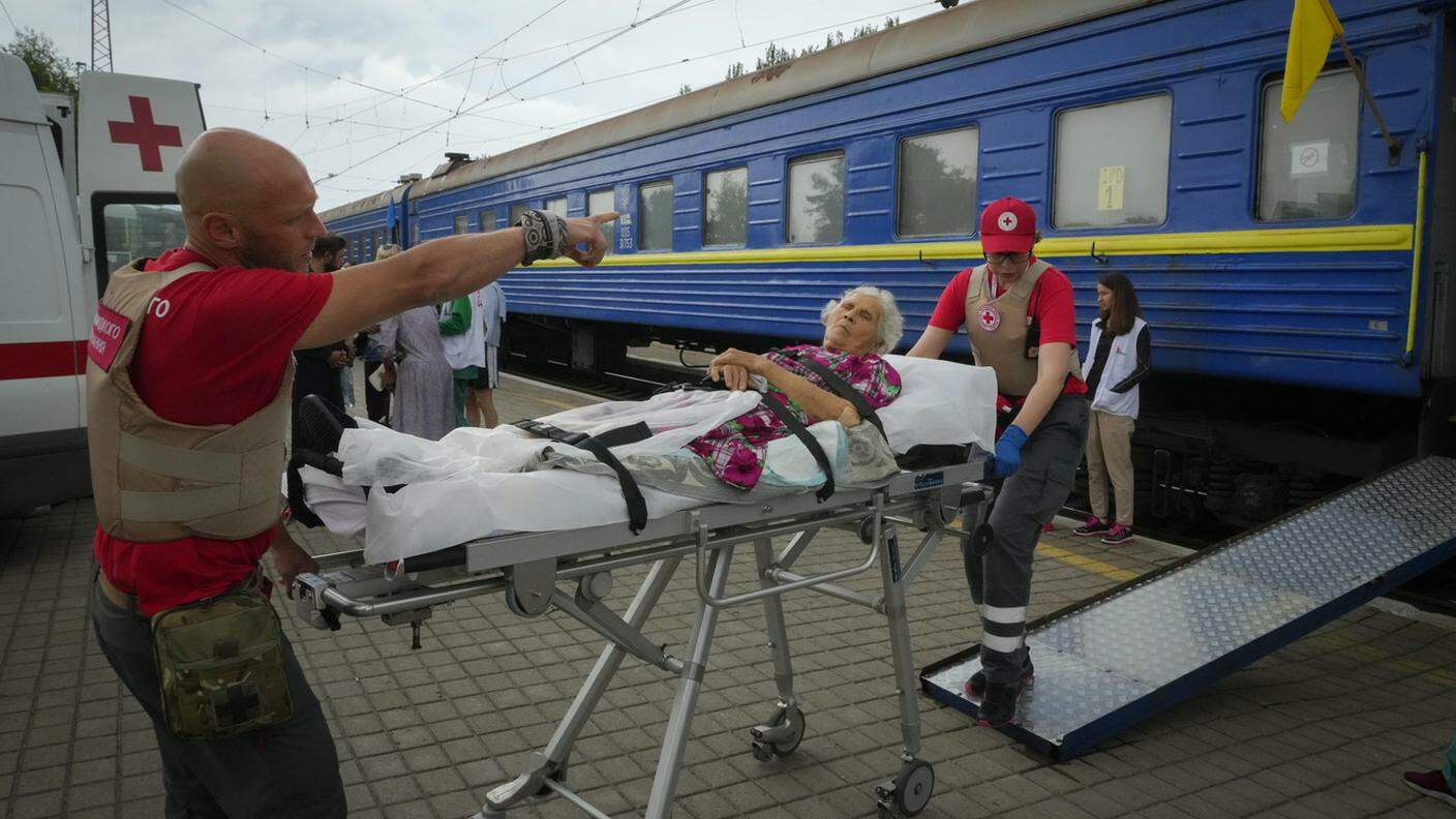 Trasporto feriti MSF Pokrovsk 