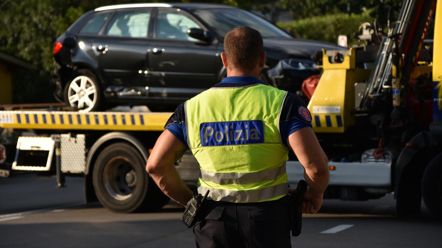 L'incidente ha causato rallentamenti al traffico