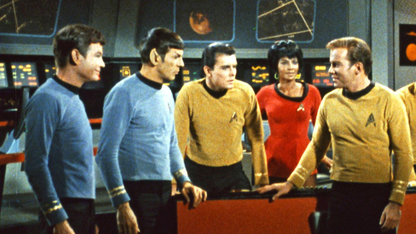 Nichelle Nichols in una scena di Star Trek