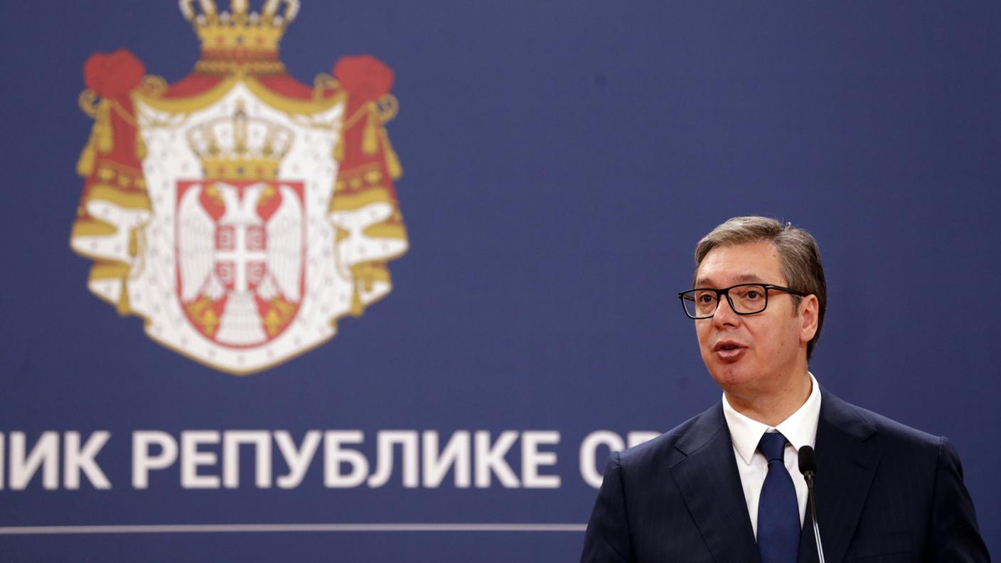 Il presidente serbo Aleksandar Vucic