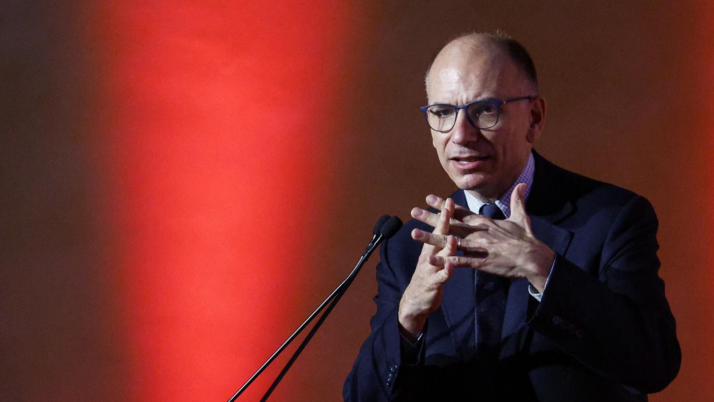 Il segretario del Partito Democratico Enrico Letta