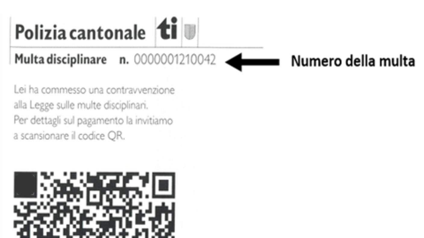 Ecco come appare la "nuova" multa 