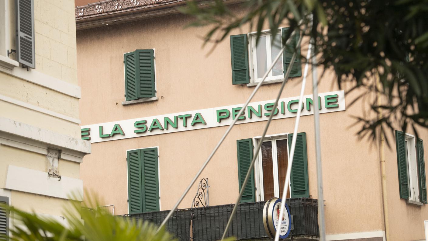 La pensione La Santa dove avvenne l'omicidio