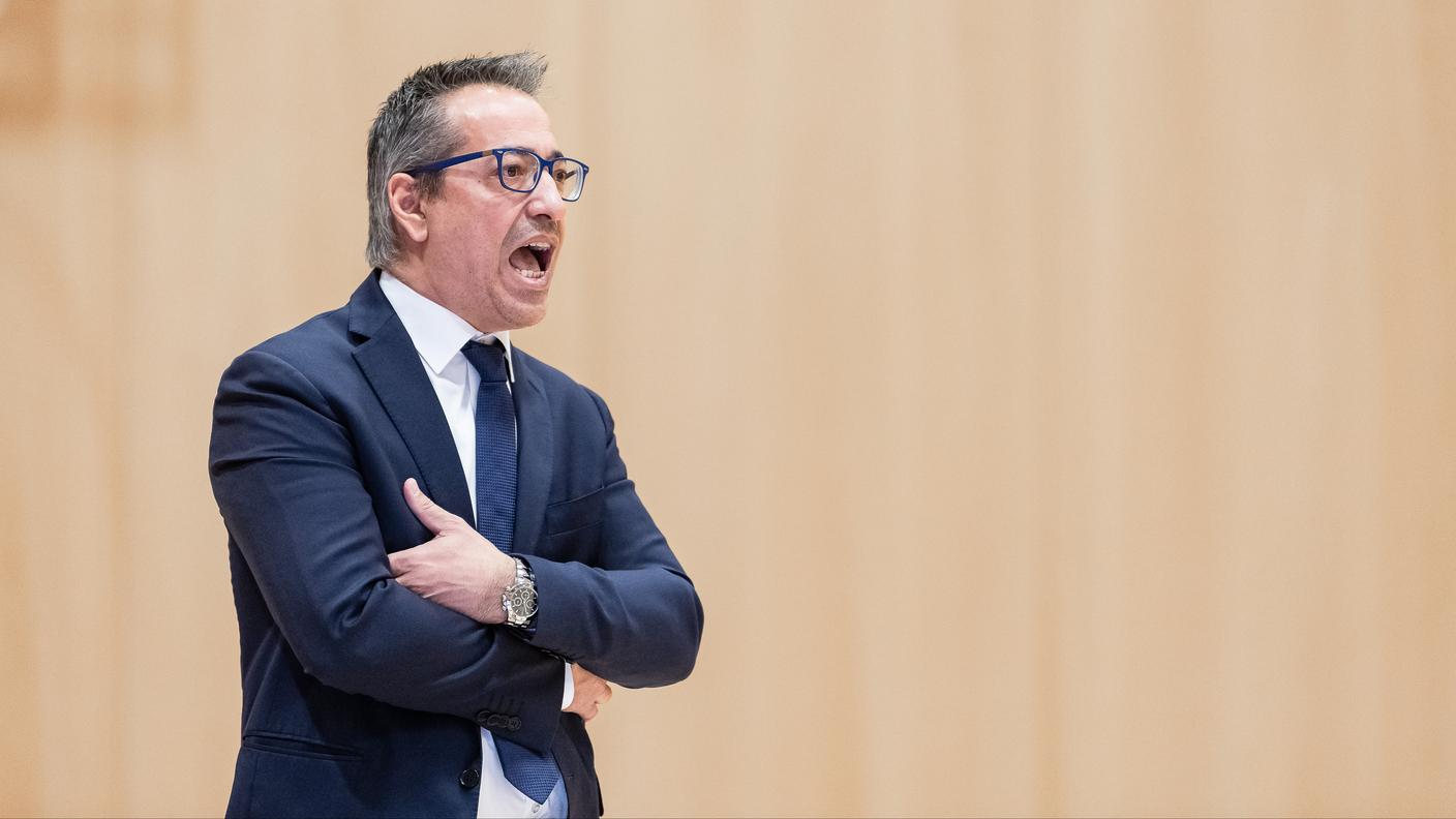 Tutta la grinta del coach