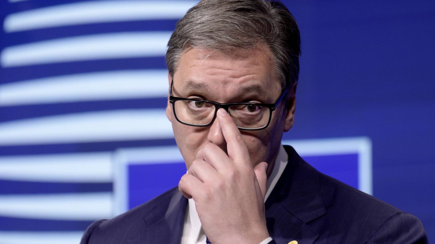 Il presidente serbo Aleksandar Vucic