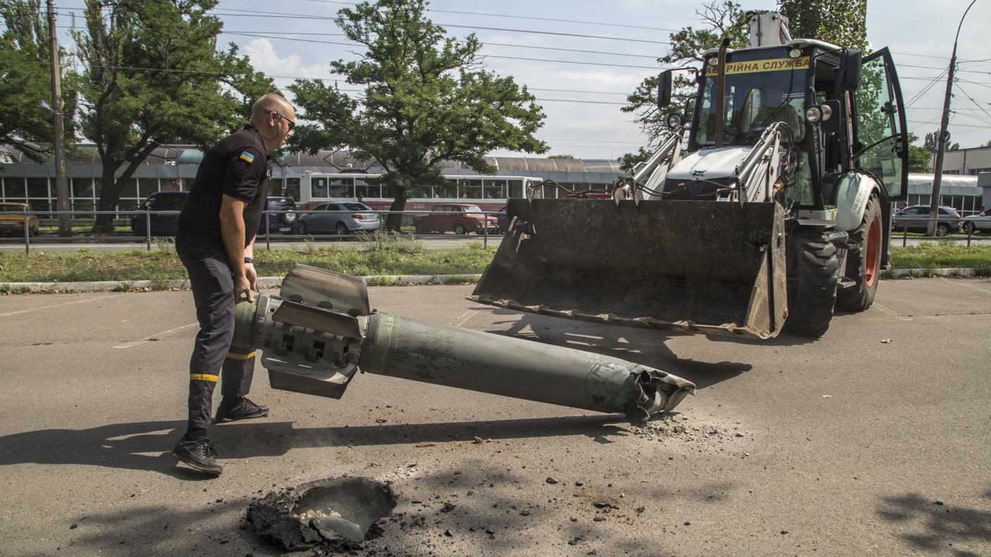 Un missile caduto su Mykolaiv